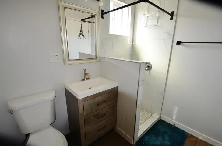 Bath located within the master bedroom.
