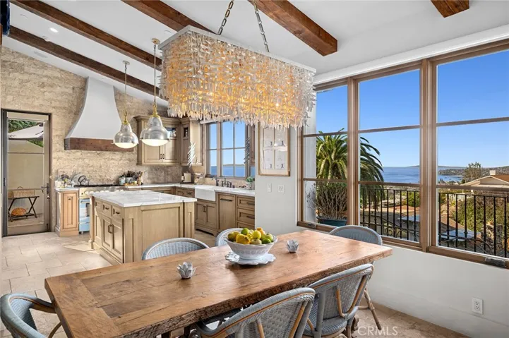 Located in one of Laguna Beach’s most coveted neighborhoods, this custom residence offers breathtaking ocean views from every room.