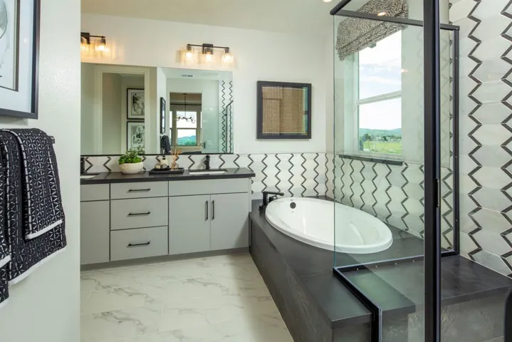 Photo is of the model home and not the actual home for sale.