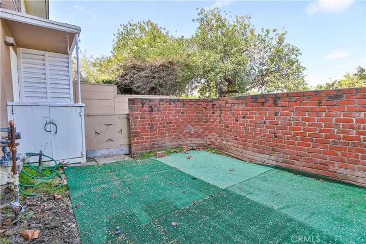 Private patio