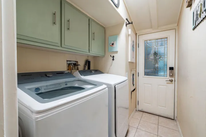 Laundry room.