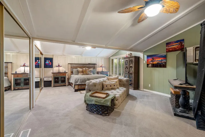 Oversized primary bedroom