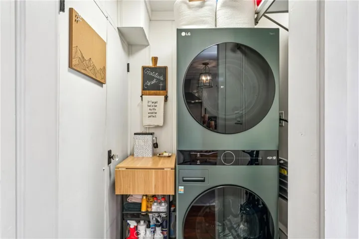 Laundry closet