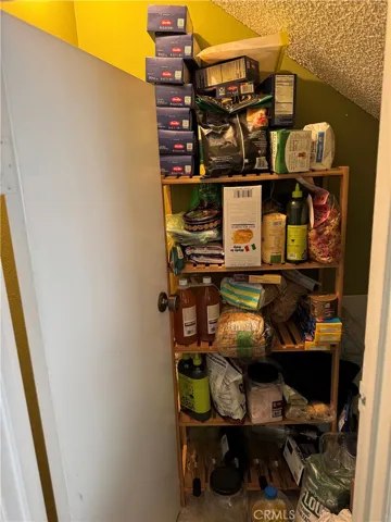 Pantry under staircase