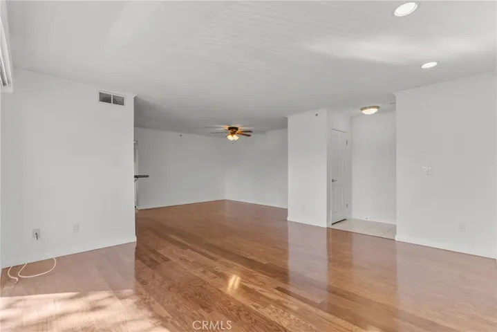 Open floor living-dining area