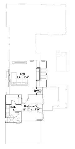 Residence 2 - level 2 floorplan