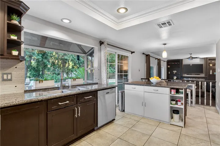 Kitchen to Family Room