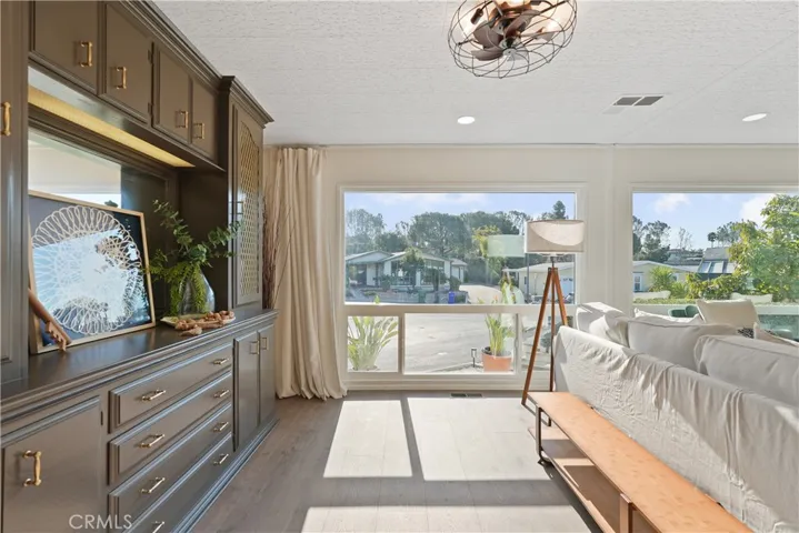 TONS OF LIGHT! DINING AREA WITH BUILT IN HUTCH