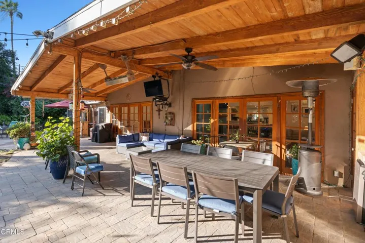 Backyard patio