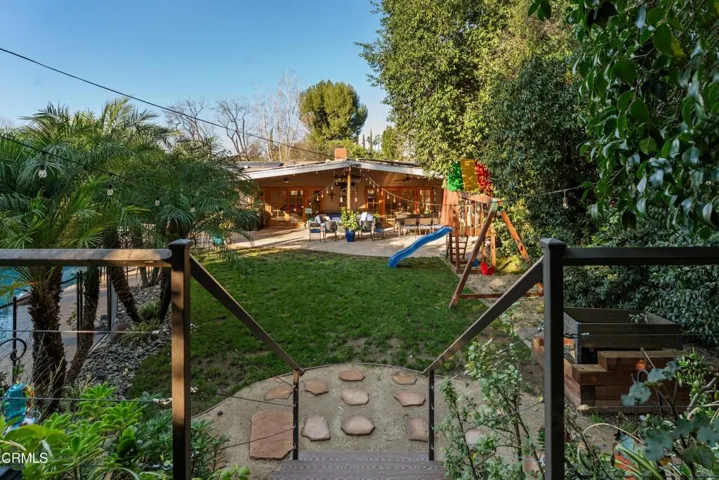 View from backyard deck