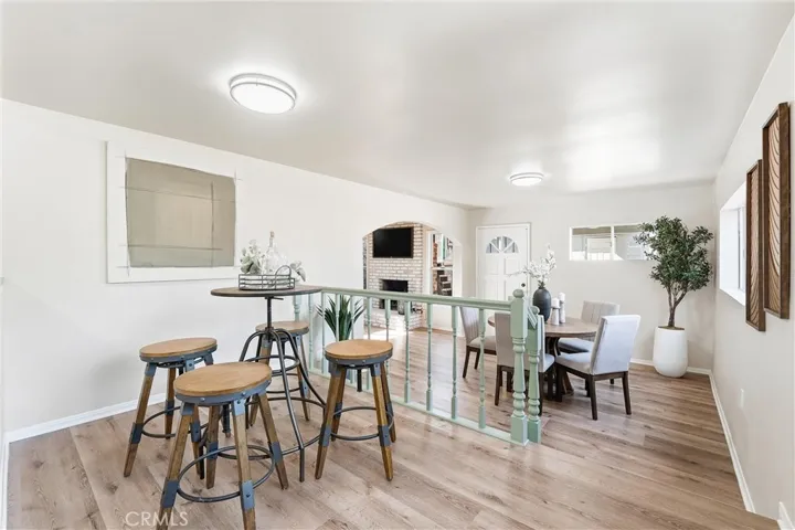 There are two eating areas provided...an informal breakfast nook and more traditional dining room...the home is great for gatherings of all sizes!