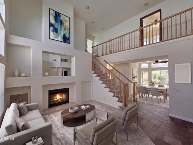 living room staged