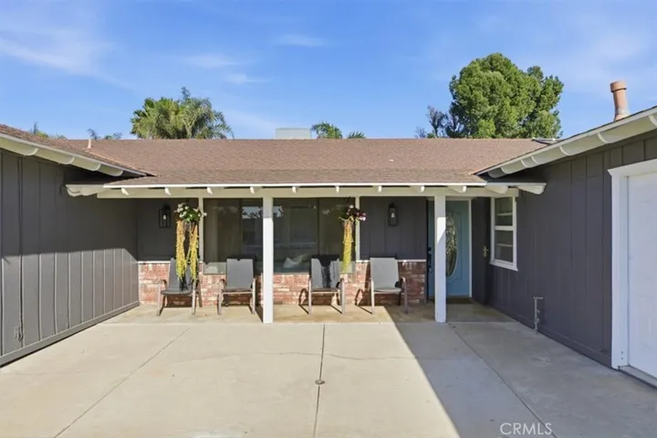 Front porch perfect place to watch the horses ride by and the kids play