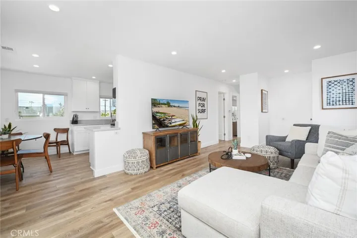 Upper Unit Living and Kitchen