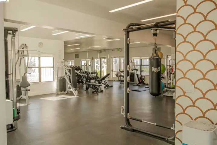 View of workout area