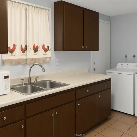 AI Modified Kitchen Sink Picture, see original picture.