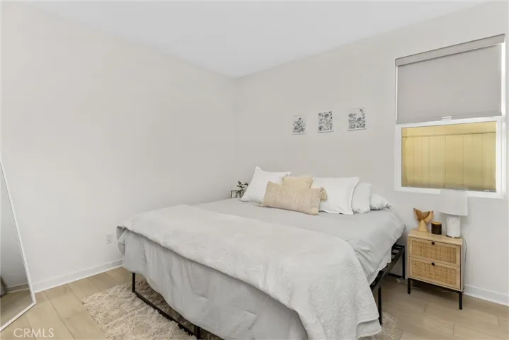 Large Guest room with a king sized bed.
