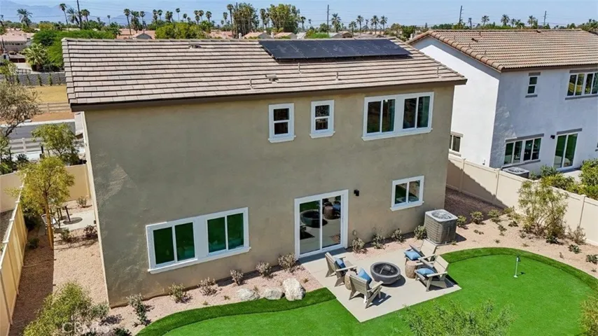 MODEL HOME BACK YARD