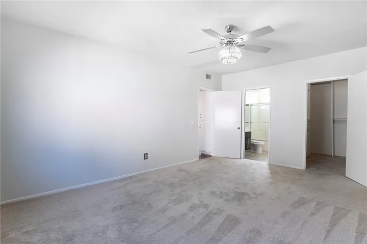 Primary Bedroom with walk in closet