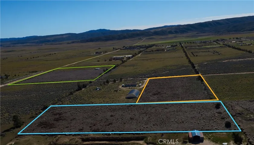 Yellow outline is current listing. Blue and Green outlines are also for sale.