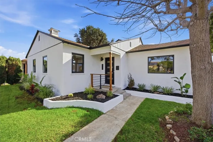 Bright corner lot with mature landscaping