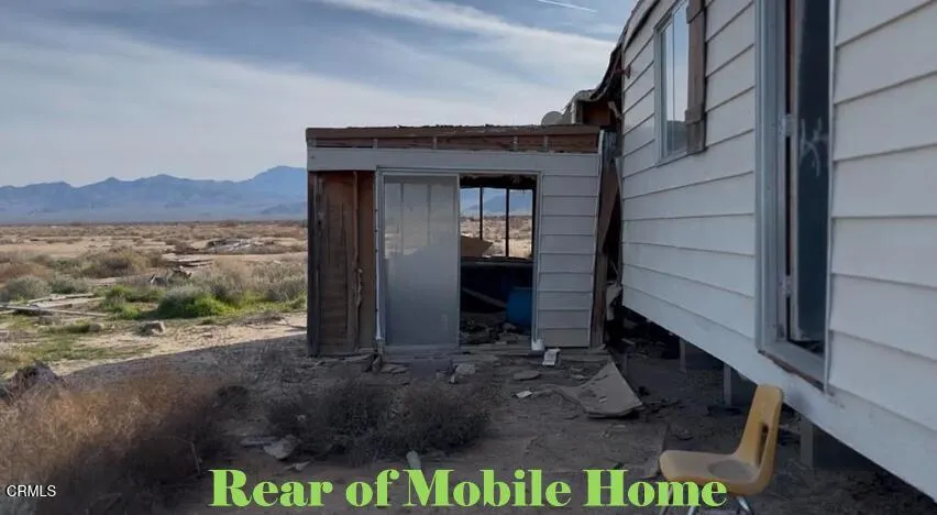 Back Side of Mobile Home