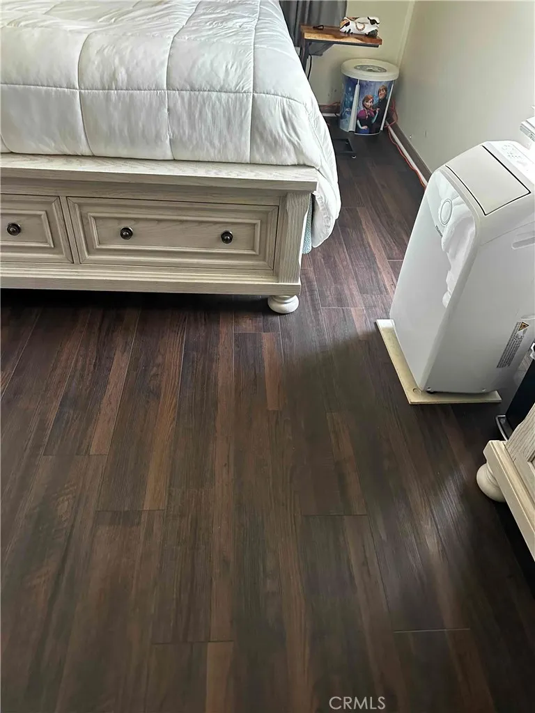 New flooring in front 3 bedroom unit.