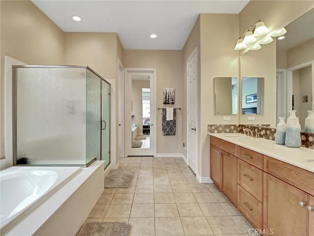 Primary suite bathroom