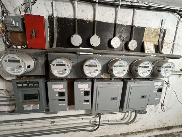 Utility room featuring electric panel