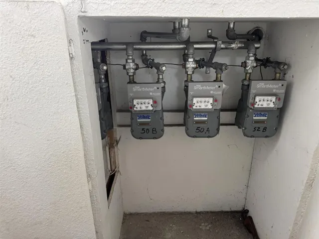 Utilities with gas meter