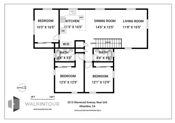 Rear Unit Floor Plan