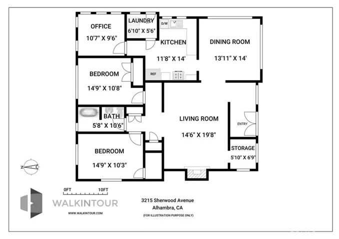 Front Unit Floorplan
