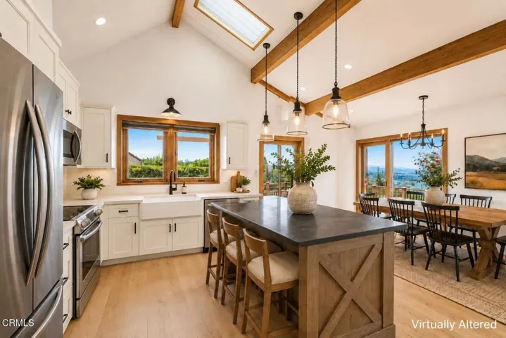 Remodeled kitchen
