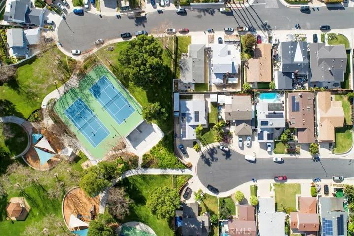 Areal view of Mountain View Park and Property