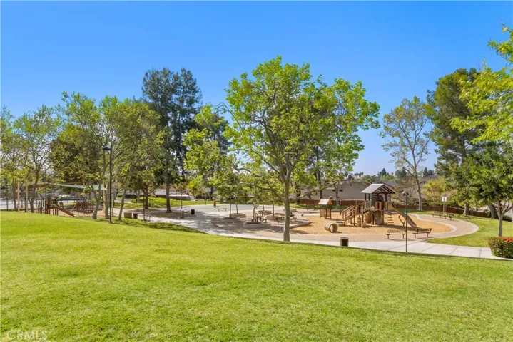 Recreational field and playgrounds at Mountain View Park