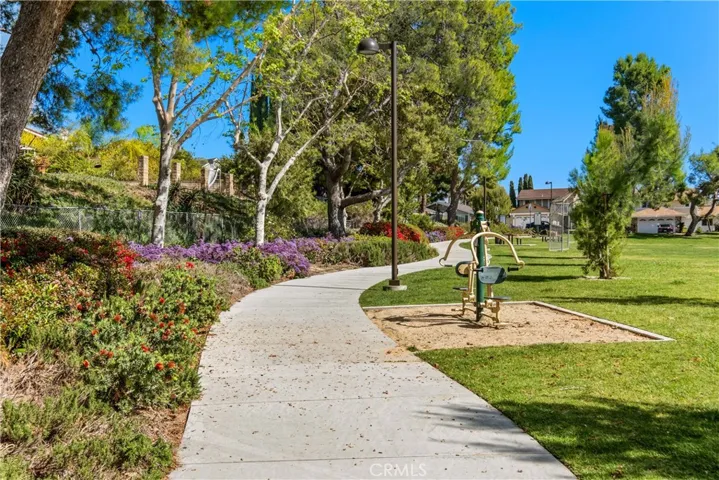 Walking path at Mountain View Park
