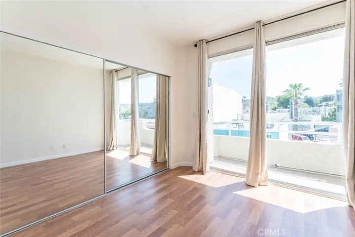 2nd Bedroom closet and balcony