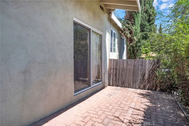 Side Patio Leading to Living Room