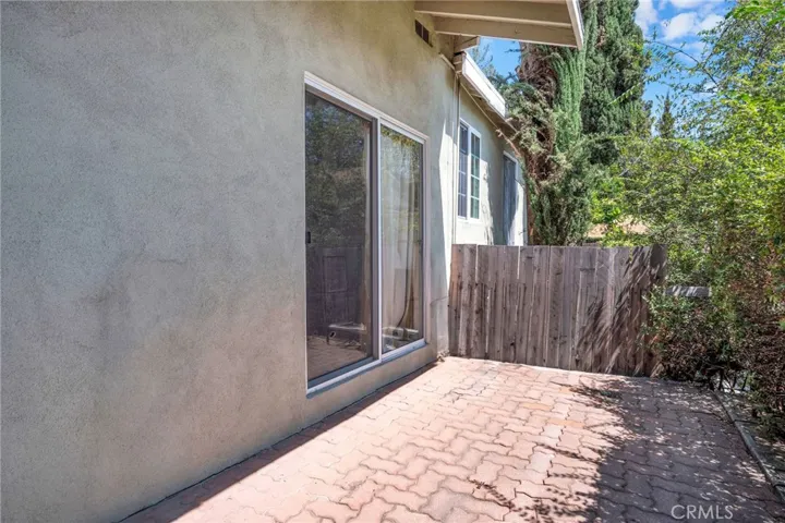 Side Patio Leading to Living Room