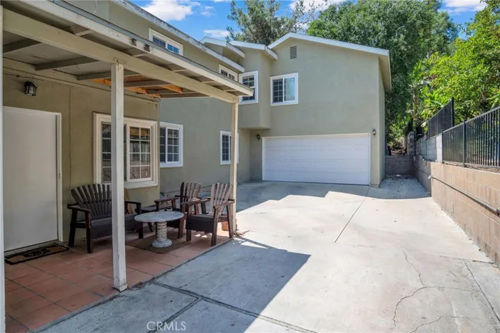 Side Patio Leading to Laundry Area