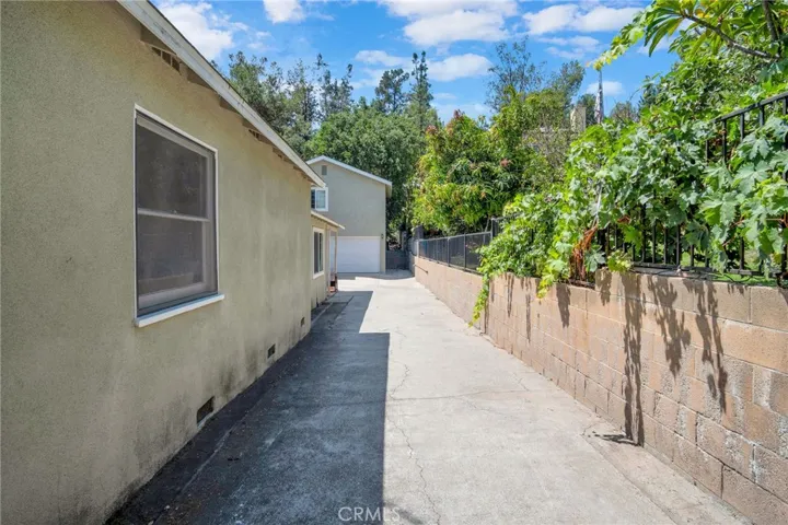 Driveway Leading to Garage