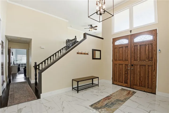 Formal Entry - Secluded Primary Suite is upstairs.