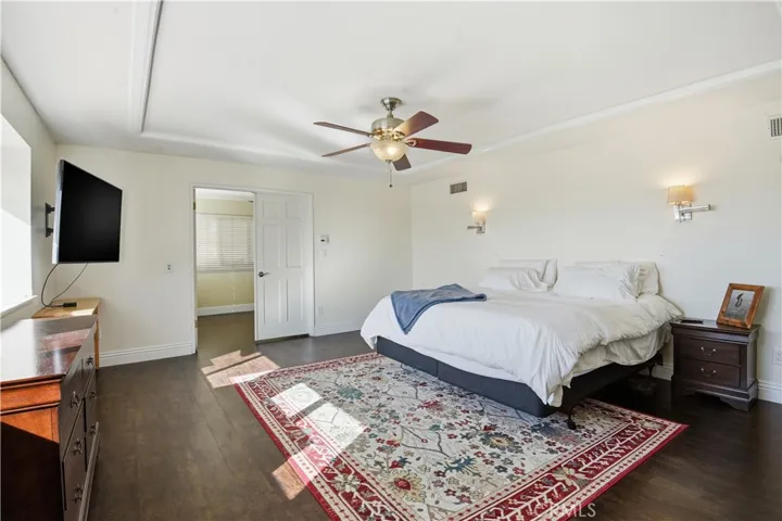 Secluded Primary Suite.