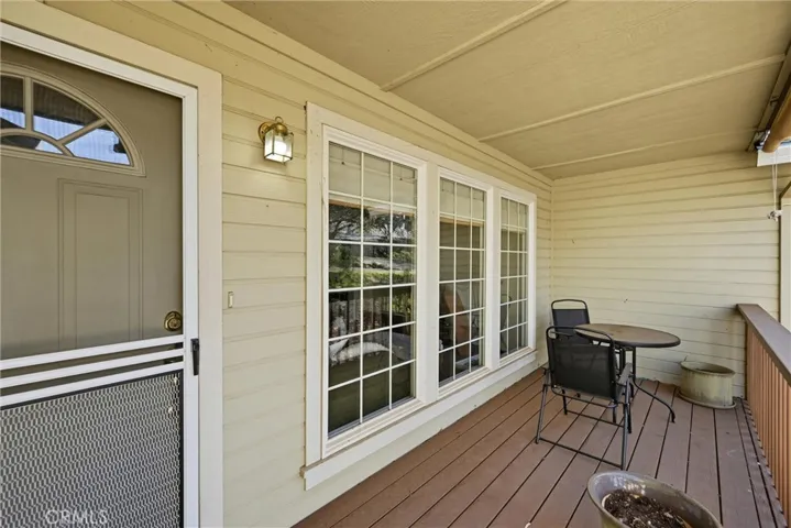 Welcoming front porch.