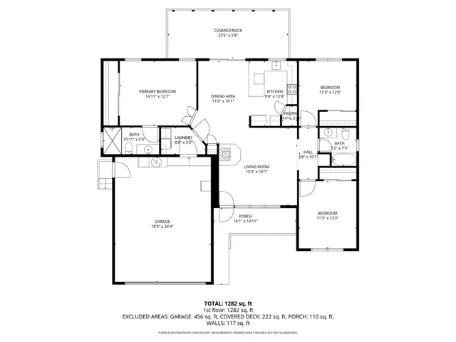 Approximate floor plan.