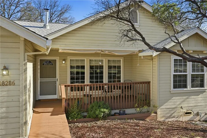 Enjoy sitting on the lovely front porch.