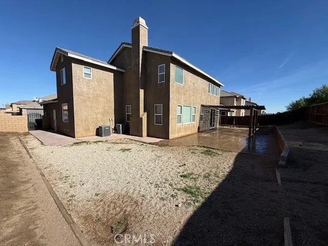 Large back yard