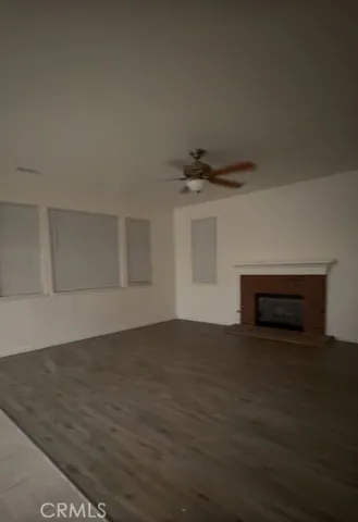 Family room with fireplace