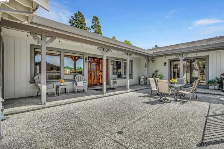 View of patio / terrace featuring outdoor dining space
