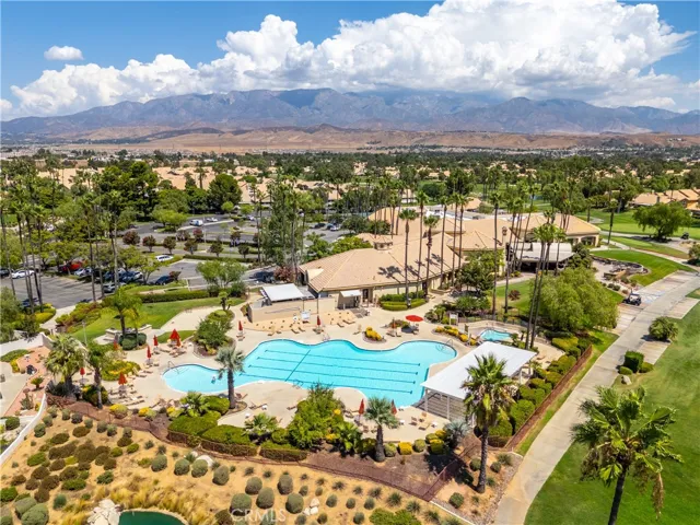 Clubhouse and pool area